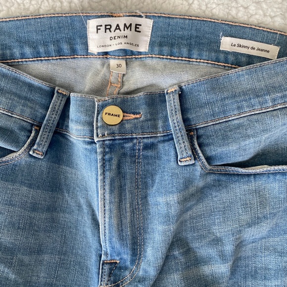 Frame Denim "Le Skinny" Light Denim Jeans - Picture 8 of 10